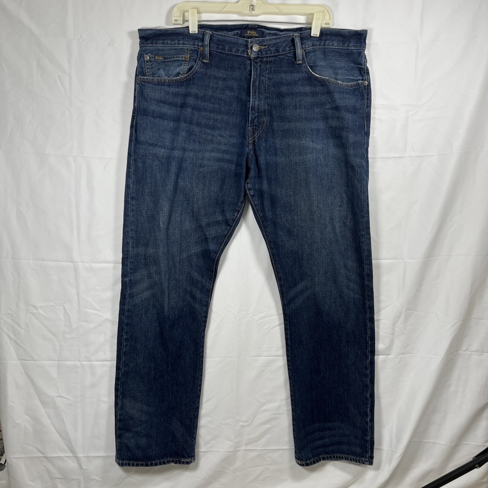 Polo Ralph‎ Lauren Men's Jeans Blue Size 38x32 Hampton Straight Leg 100% Cotton
